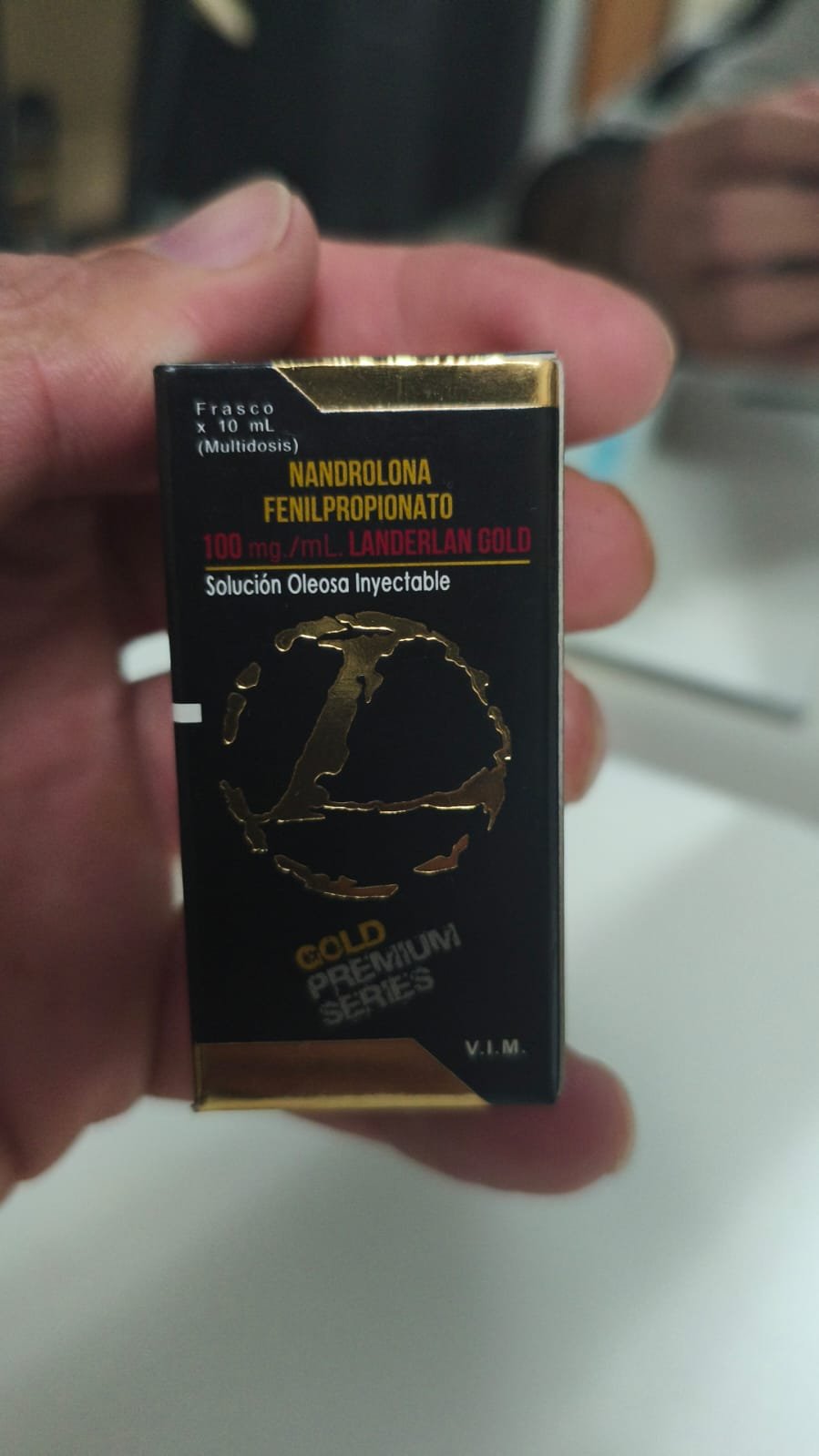 Frasco de Nandrolona recebido
